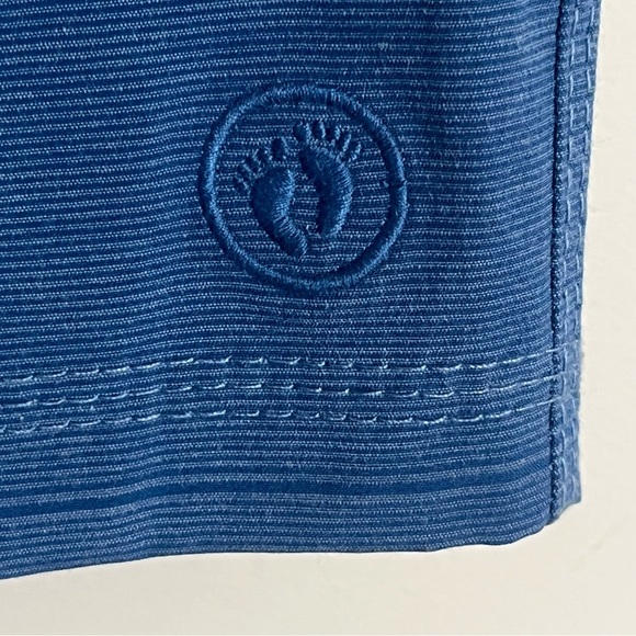 Hang Ten Blue Flat Front Belt Loops Casual Golf Shorts Mens Size 34 - Picture 2 of 14